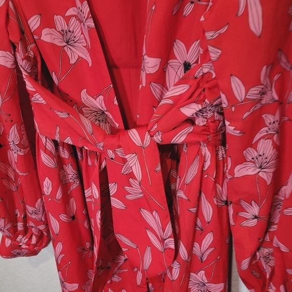 REVOLVE Camila Coelho Leonora Maxi Top/ Dress Floral Red - Picture 6 of 12